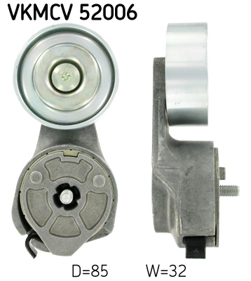 SKF VKMCV 52006 Rullo tenditore, Cinghia Poly-V-Rullo tenditore, Cinghia Poly-V-Ricambi Euro